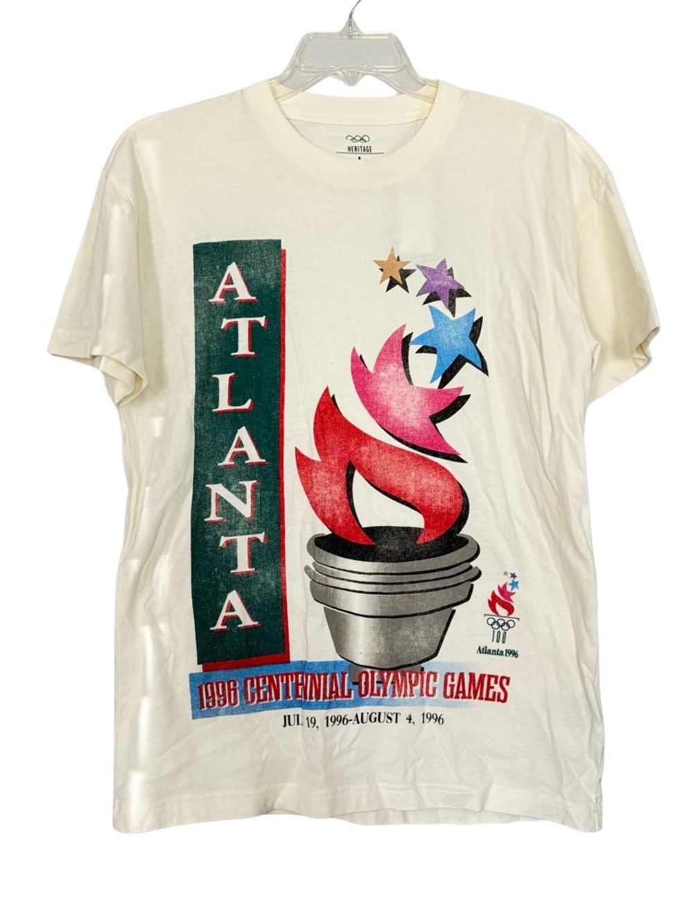 Atlanta 1996 Centennial Olympic Games Graphic Tee - White